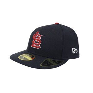 New Era 59Fifty Men's St. Louis Cardinals Navy Low Profile Fitted Cap 70367370